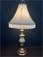 Marble & Brass Lamp Tassle Shade