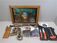 Various sporting goods – Remington advertising