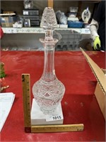 Vintage crystal decanter
