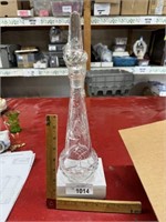 Vintage crystal decanter