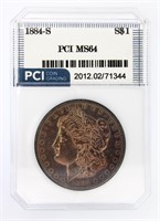 1884-S Morgan MS64 LISTS $145000