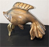 Gold Fish Statue Composite