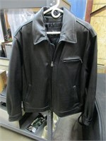 Joannes, New York leather coat size large