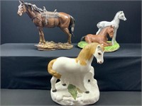 Horse Statues-Resin, Ceramic