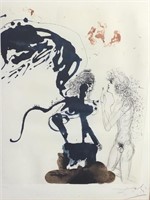 Salvador Dali Etching Oedipus & Sphinx 1964