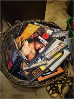 Large Basket of DVDs