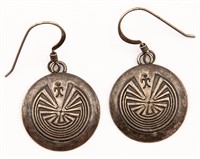 Hopi Maze Dangle Earrings