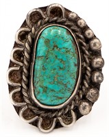 Navajo Turquoise Sterling Ring Sz. 6.5