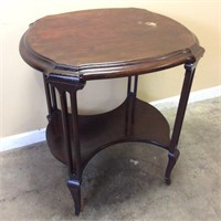 VTG. OVAL ACCENT TABLE