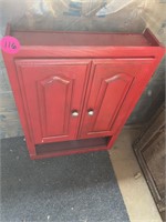 Red Small Wall Cabinet