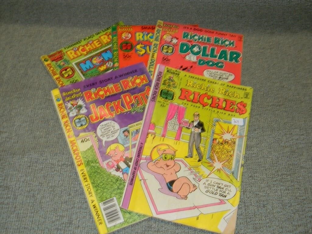 5 - Richie Rich Comic books