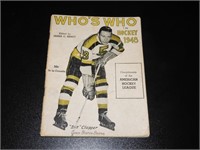 1948 Who's Who in Hockey Publication