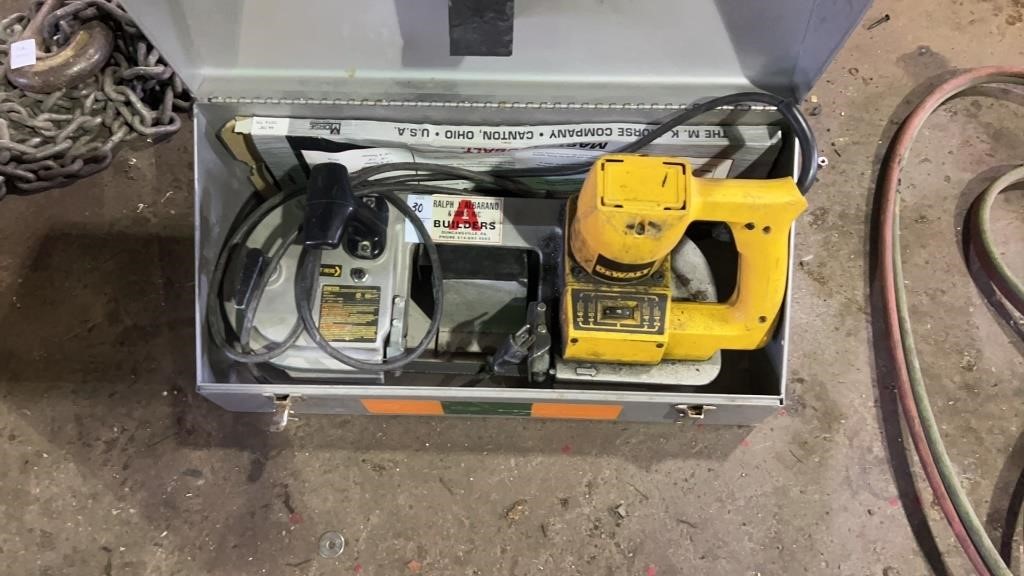 Dewalt porta band saw with case