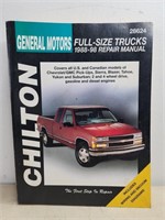 Chilton Repair Manual GM Full Size Trucks 88-98