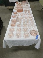 Vintage Lot Of Pink Depression Glass Mayfair