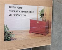 NEW Cherry Cedar CHest In box