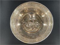 Antique 19th century silver-plated German bowl, co