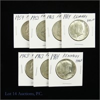 Silver Half Dollars (7)