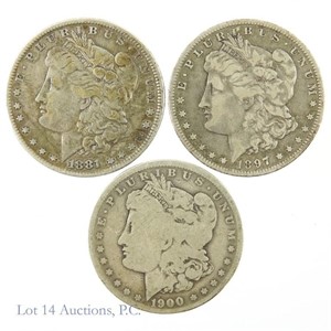 Silver Morgan Dollars (3)