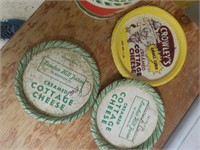 Cottage cheese containers advertising