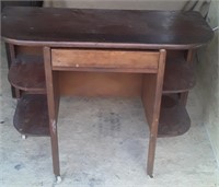Wooden Desk w/shelves