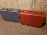 (2) Vintage Suitcases