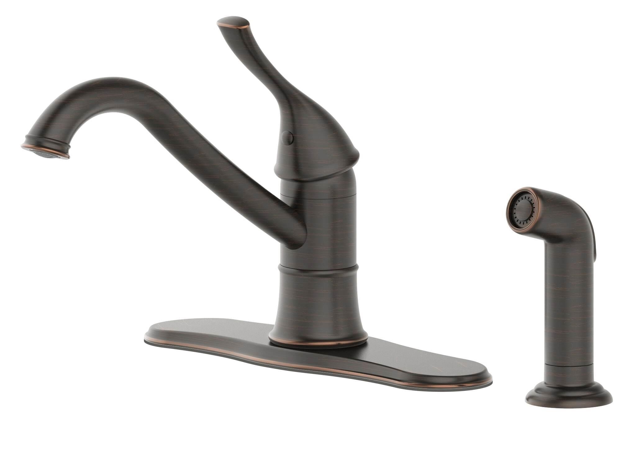 $89  Project Source WILEY Bronze Kitchen Faucet