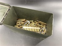 Ammo cannister with mixed ammo including .300 Weat