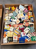 Cigar boxes and matchbooks