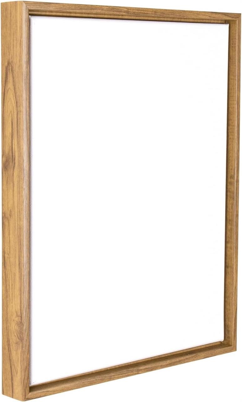 SNOWECRAFT 24x36 Framed Canvas, Natural Wood