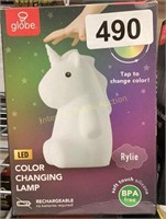 Globe LED Color Changing Lamp Unicorn