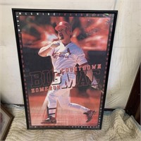 Mark McGwire 1998 Big Mac Cardinals Framed Poster