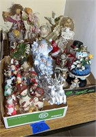 Christmas- figurines, angel tree toppers