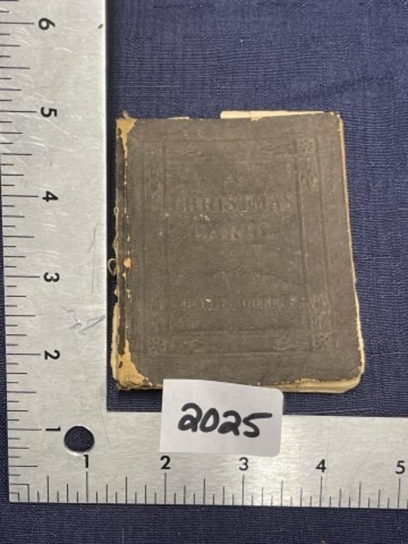 Antique small Christmas Carol partial book