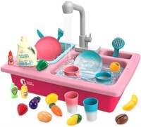 cute stone Color Changing Play Kitchen Sink Toy