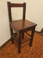 Child's chair-seat is 17" H