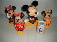 5 Disney Mickey and Minnie Banks