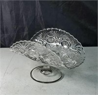 Beautiful glass basket no handle