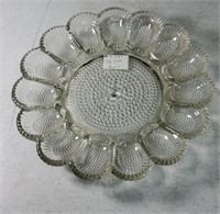 Deviled egg tray in clear