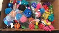 Group of cat toys