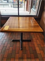 33½ x 33½ square table