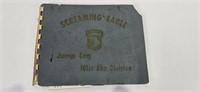 Screaming Eagle 101st Airborne 1960's Jump log