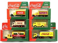 (6) 1:64 1991 Hartoy Coca-Cola Vintage Vehicles