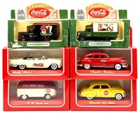 (6) 1:43 and 1:64 Hartoy and Lledo Coca-Cola Lot