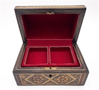 TUNBRIDGE WARE JEWEL CHEST