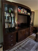 4 Piece Lighted Entertainment Center