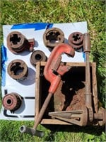 Group of Pipe Threading Tools