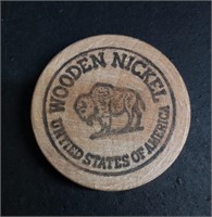 1969 American Wooden Nickel, Atlantic City MANA