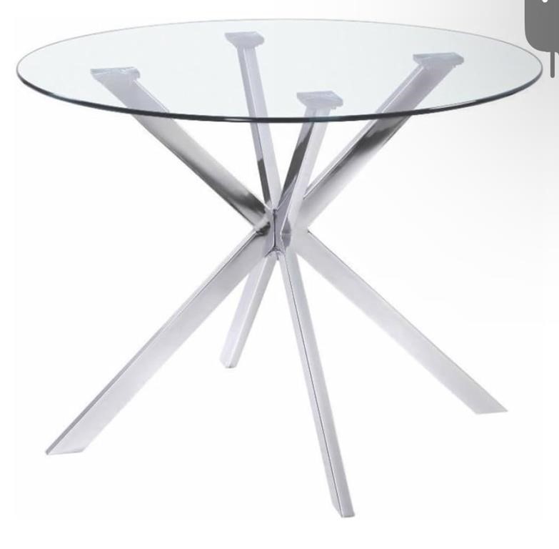 Uptown Club Modern Round Dining Table with