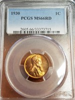 1930 Lincoln Cent PCGS MS66RD